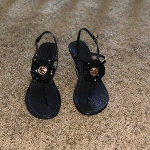 Tory Burch wedge leather sandals